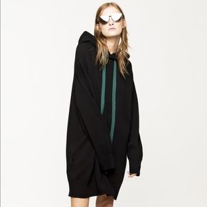 NWT Zadig & Voltaire Noxy Hooded Sweater Dress